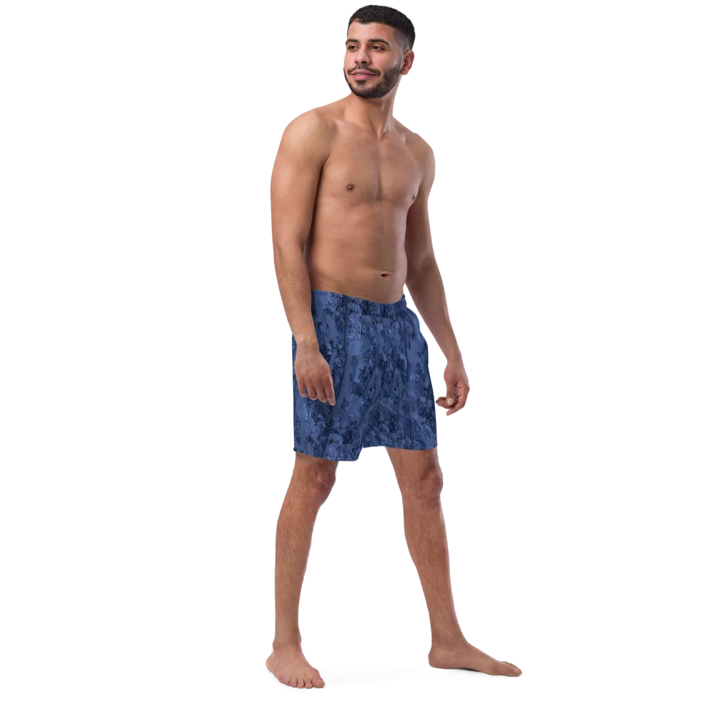 Nocturne Grove on Swim Trunks — Right Front