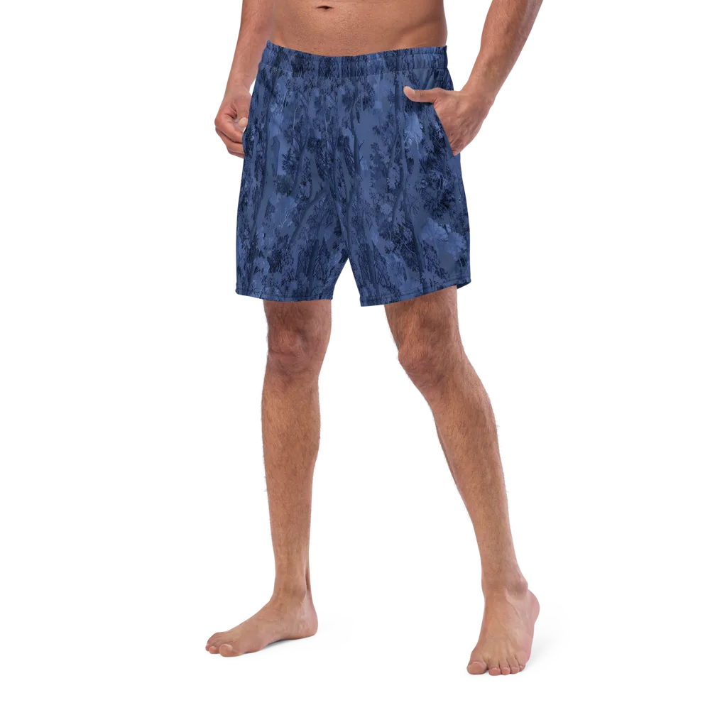 Nocturne Grove on Swim Trunks — Left Front