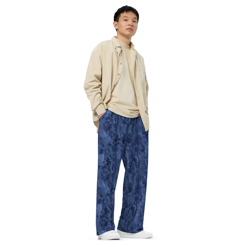 Nocturne Grove on Wide-Leg Pants — Right Front