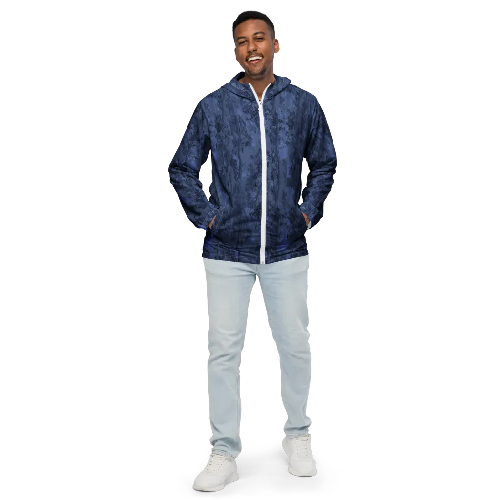 Nocturne Grove on Men's Windbreaker — Front