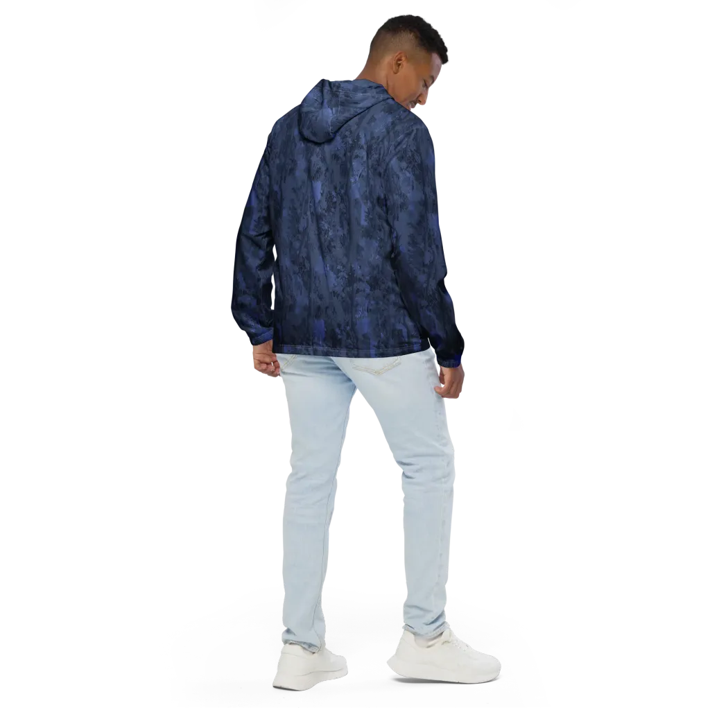 Nocturne Grove on Men's Windbreaker — Back