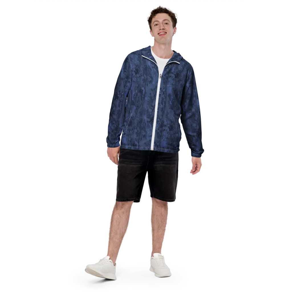 Nocturne Grove on Men's Windbreaker — Front
