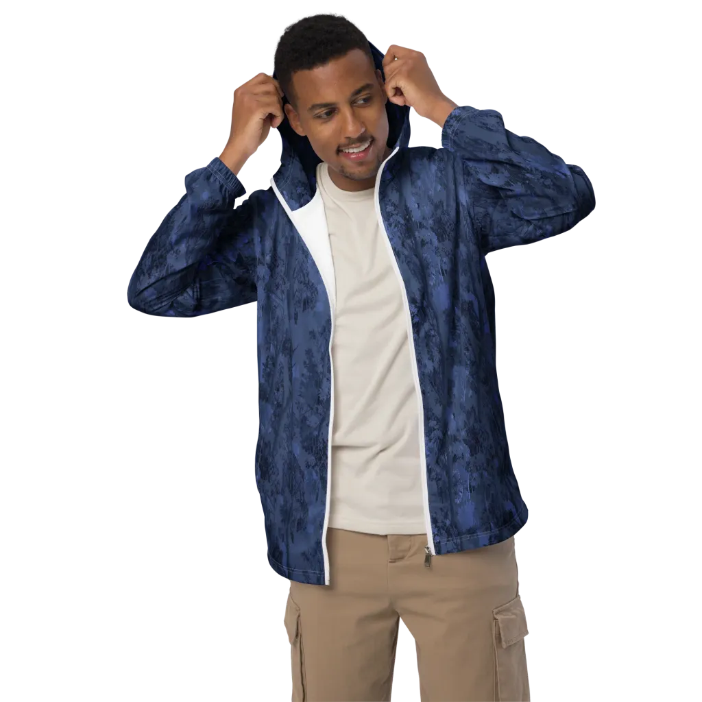 Nocturne Grove on Men's Windbreaker — Front