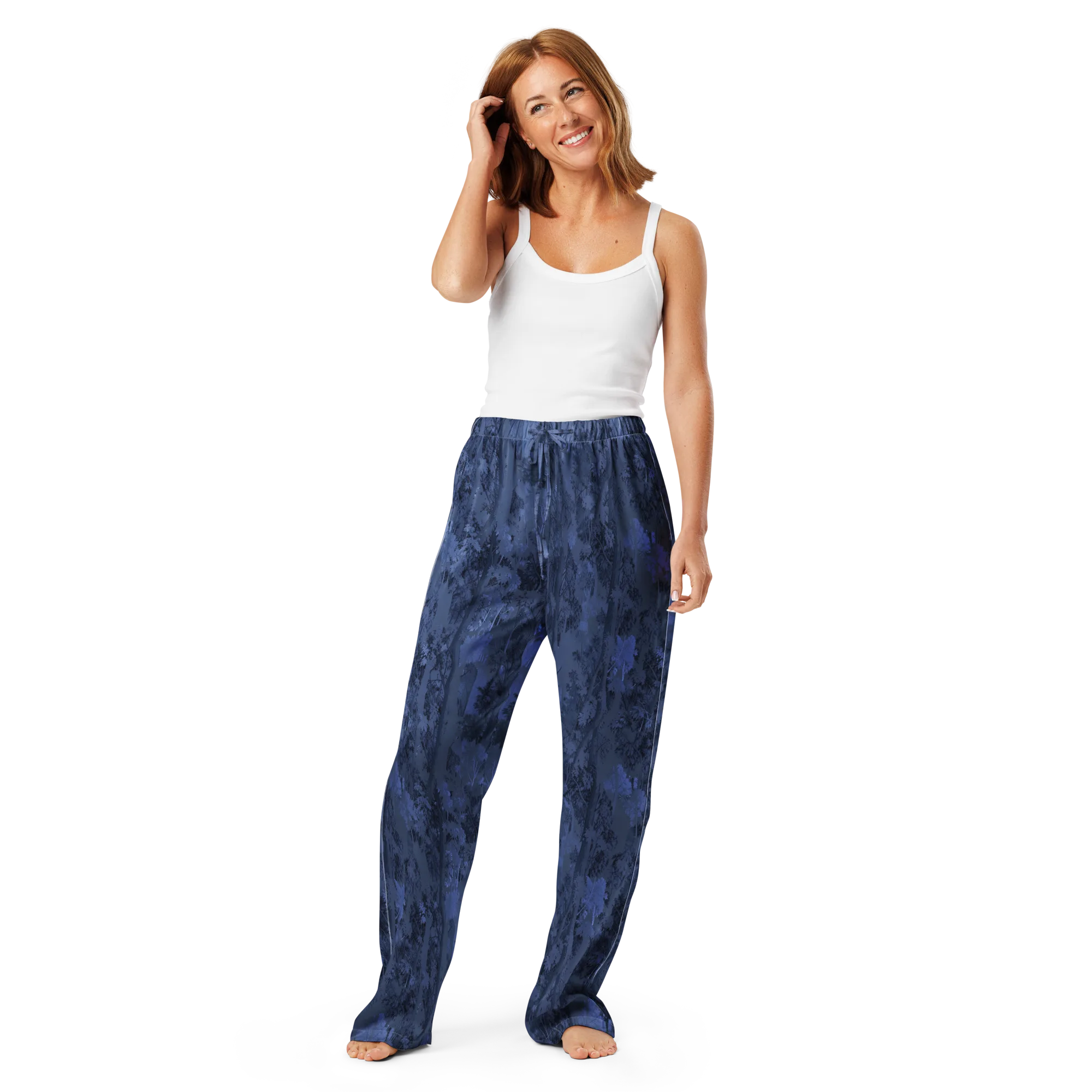 Nocturne Grove on Women's Pajama Pants — Front