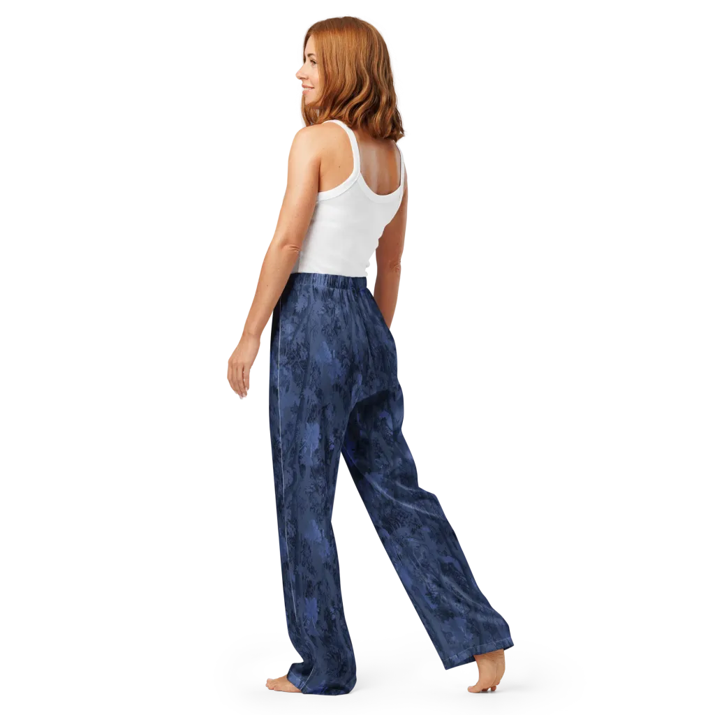 Nocturne Grove on Women's Pajama Pants — Back