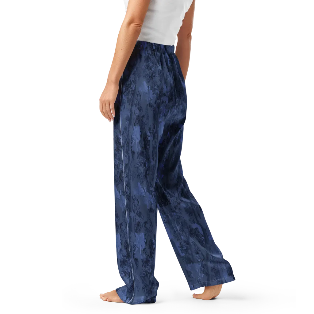 Nocturne Grove on Women's Pajama Pants — Left