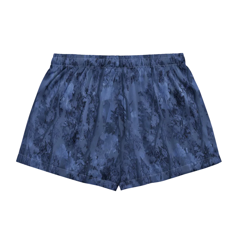Nocturne Grove on Women's Pajama Shorts — Back