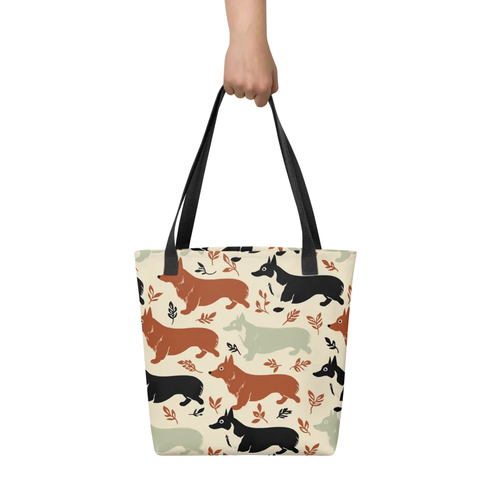 Cedar Canine on Tote Bag — Front