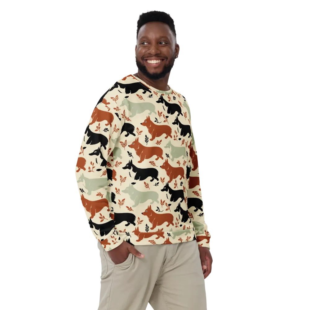 Cedar Canine on Sweatshirt — Front