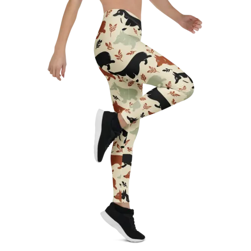 Cedar Canine on a Leggings