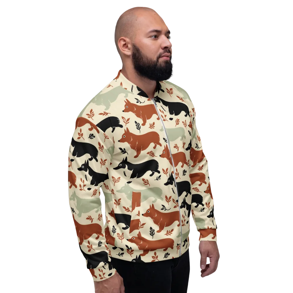 Cedar Canine on Bomber Jacket — Right