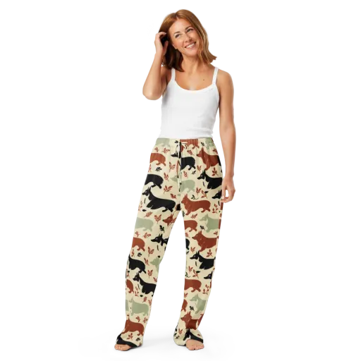 Cedar Canine on a Women's Pajama Pants
