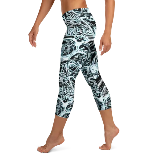 Frosted Infusion on a Capri Leggings