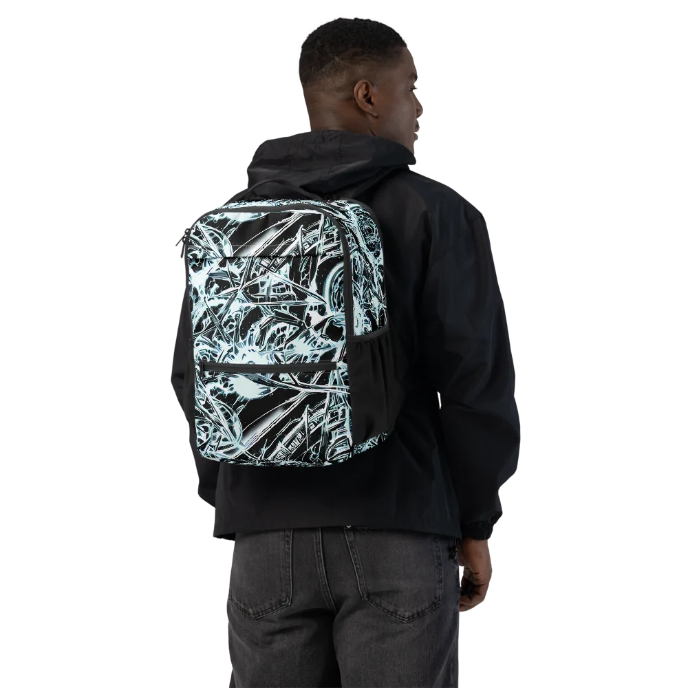 Frosted Infusion on Utility Backpack — Back