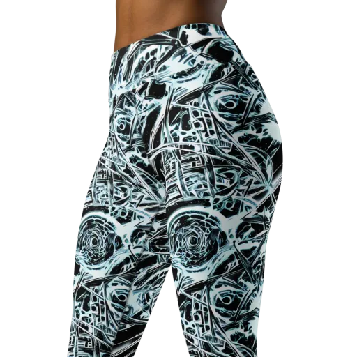 Frosted Infusion on a Yoga Leggings