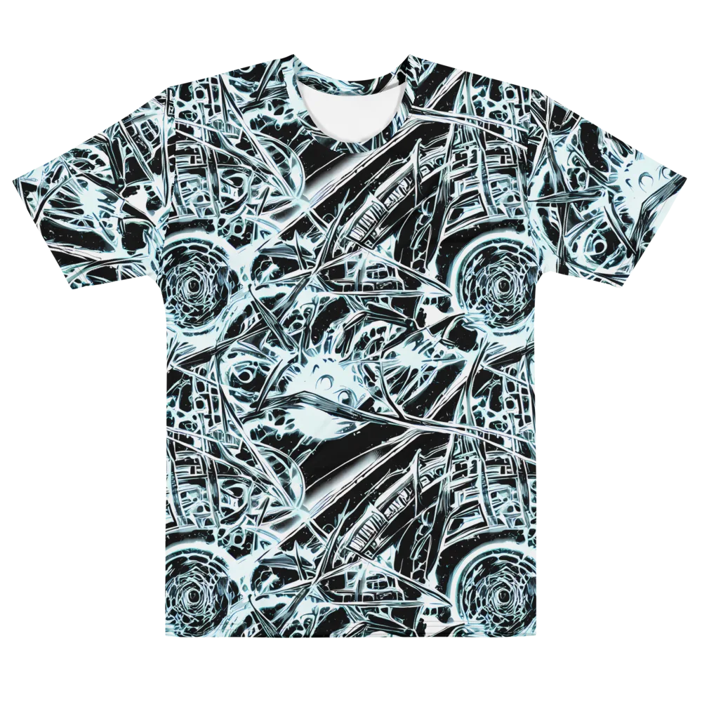 Frosted Infusion on Men's Cotton Crew Neck T-Shirt — Front