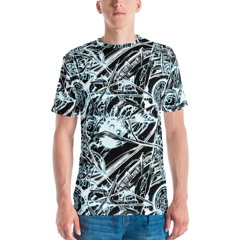 Frosted Infusion on Men's Crew Neck T-Shirt — Front