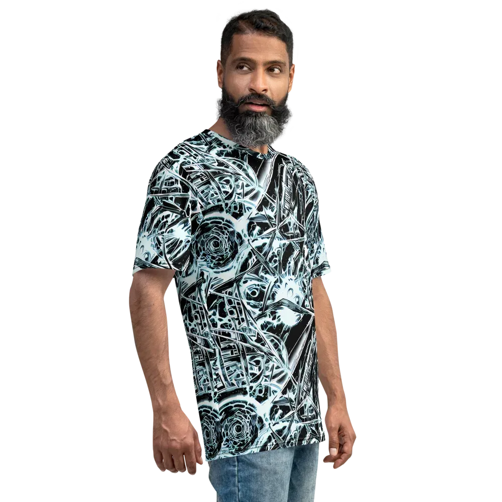 Frosted Infusion on Men's Crew Neck T-Shirt — Right