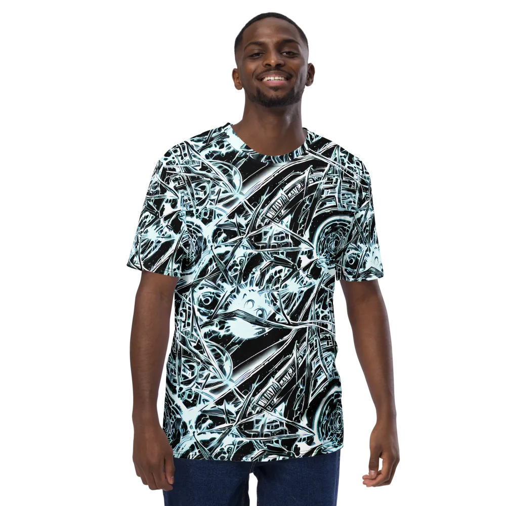Frosted Infusion on Men's Crew Neck T-Shirt — Front