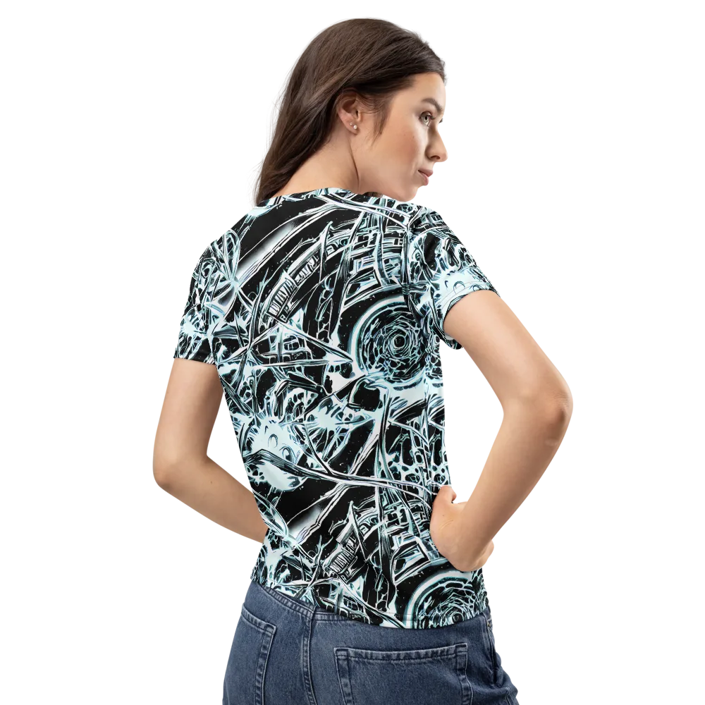 Frosted Infusion on Women's Crew Neck T-Shirt — Back