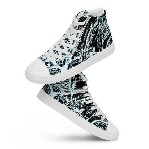 Frosted Infusion on a Women's High Top Canvas Shoes