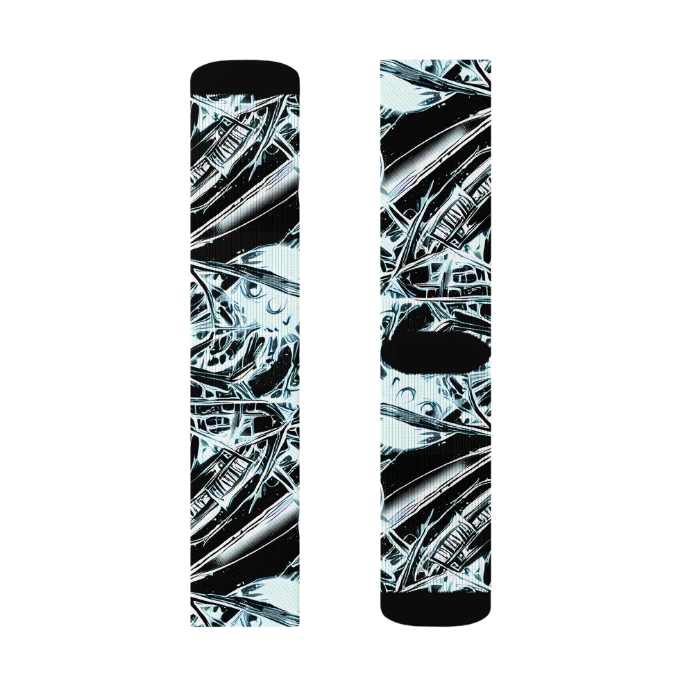 Frosted Infusion on Socks — Right Sock