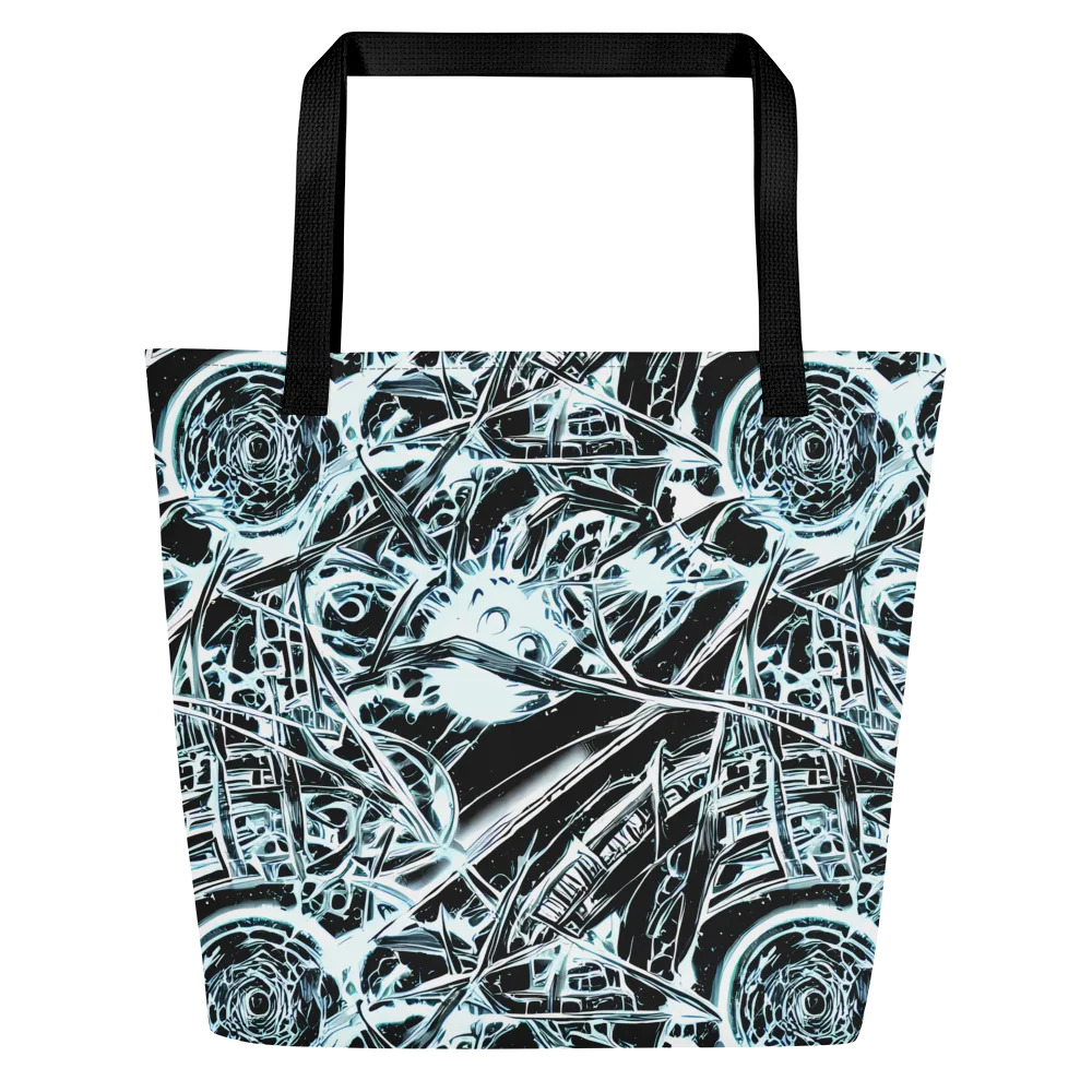 Frosted Infusion on Large Tote Bag W/ Pocket — Front