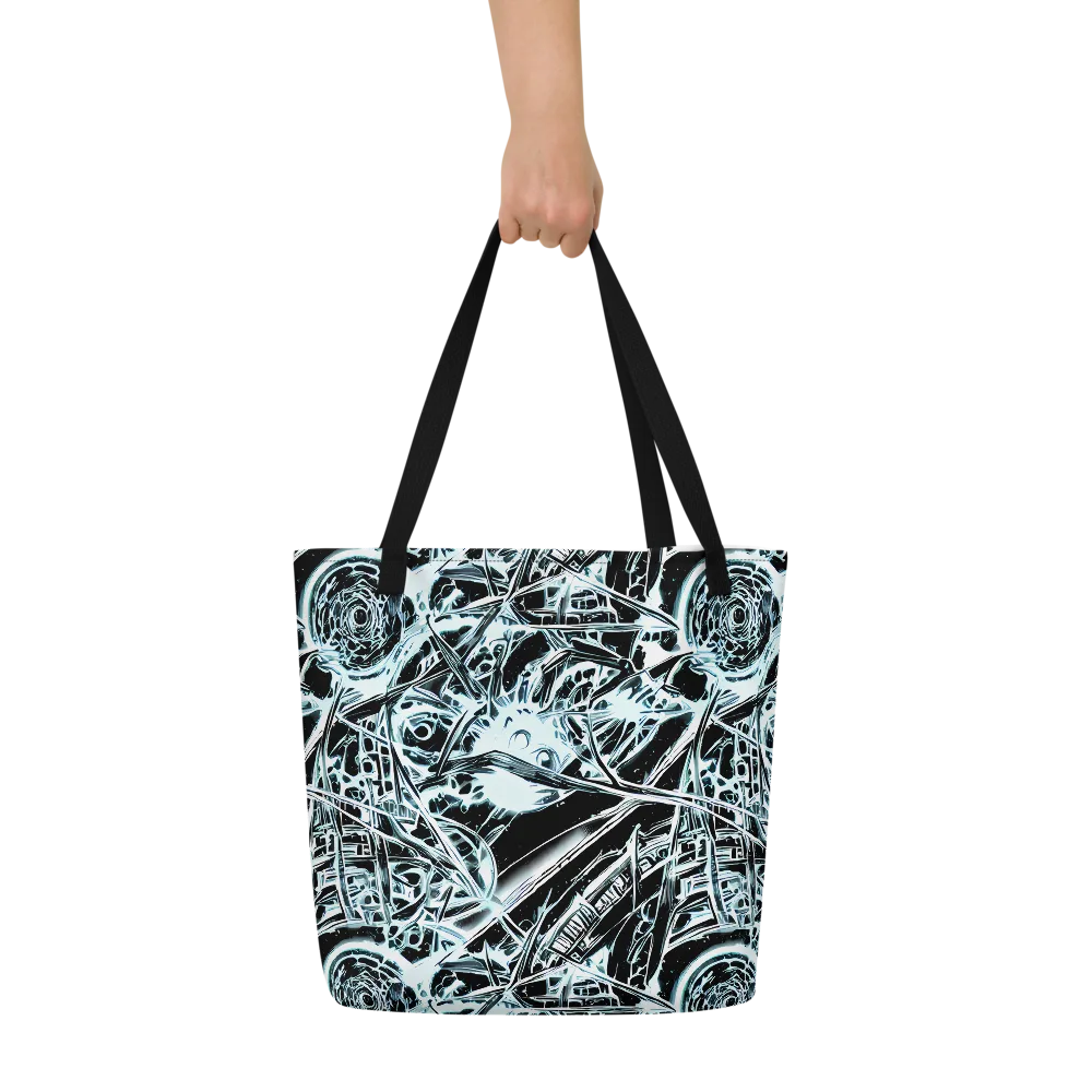 Frosted Infusion on Large Tote Bag W/ Pocket — Front