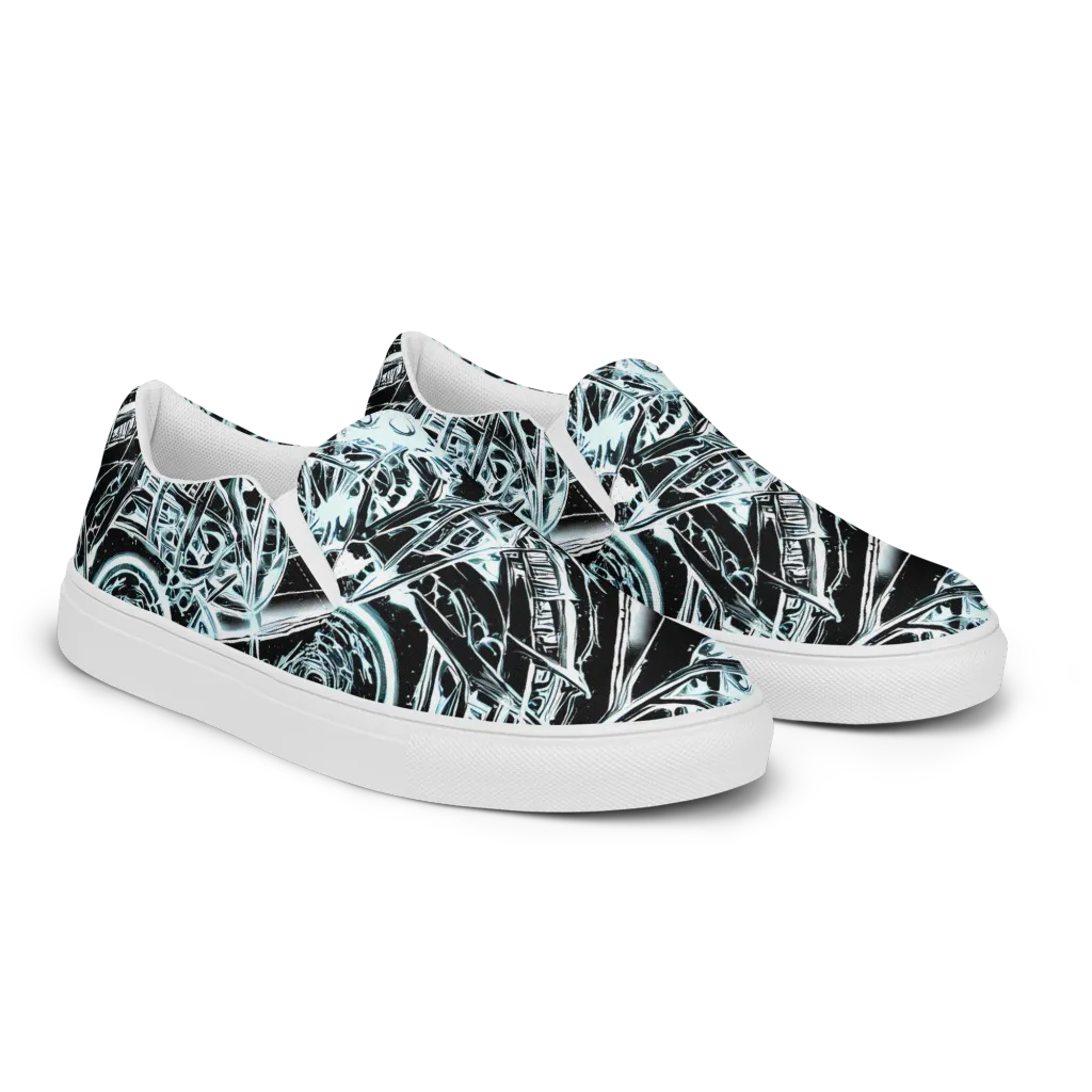 Frosted Infusion on Women's Slip-On Canvas Shoes — Right Front