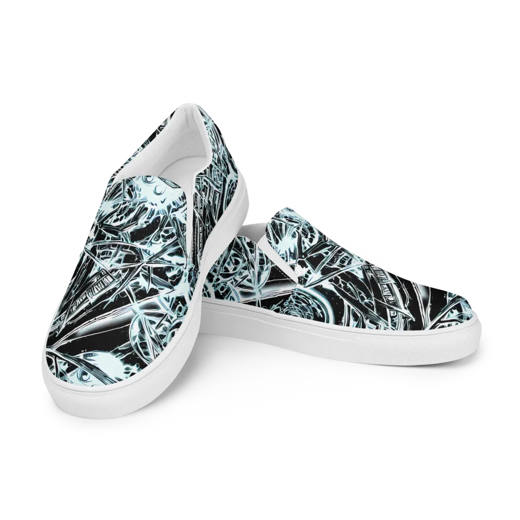 Frosted Infusion on Women's Slip-On Canvas Shoes — Left Front