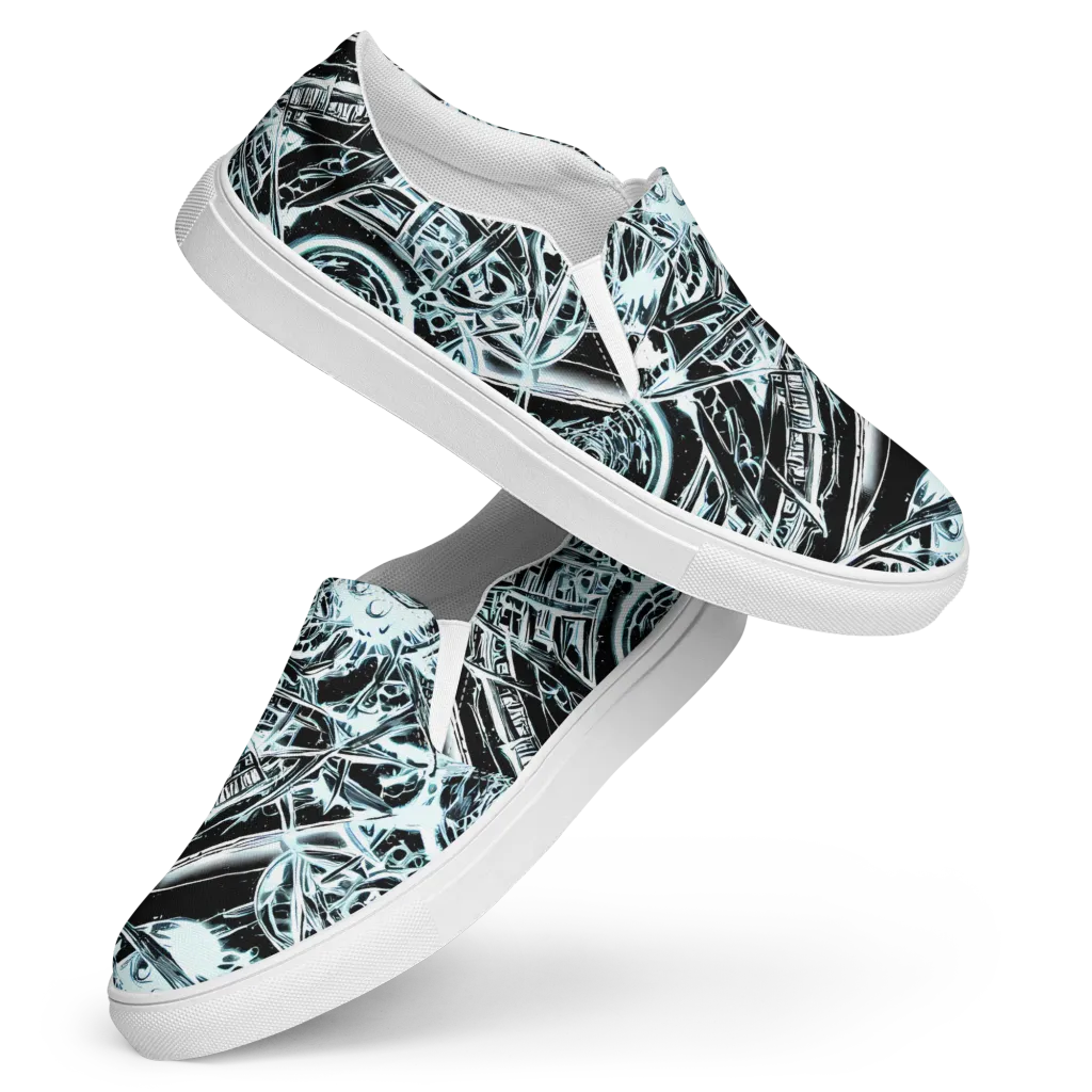 Frosted Infusion on Women's Slip-On Canvas Shoes — Front