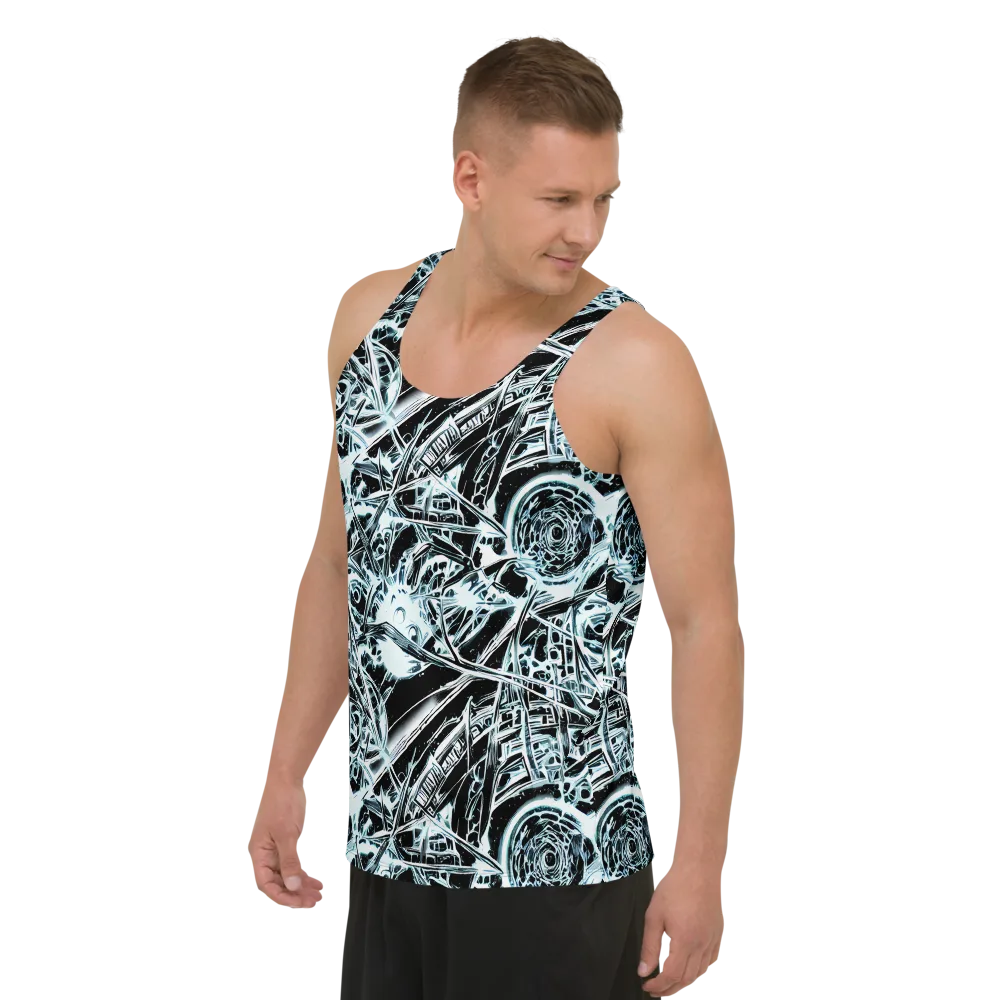 Frosted Infusion on Men's Tank Top — Left Front