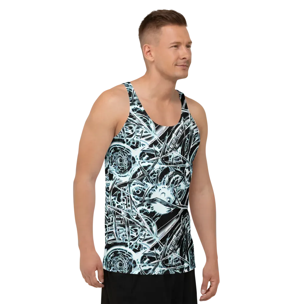Frosted Infusion on Men's Tank Top — Right Front