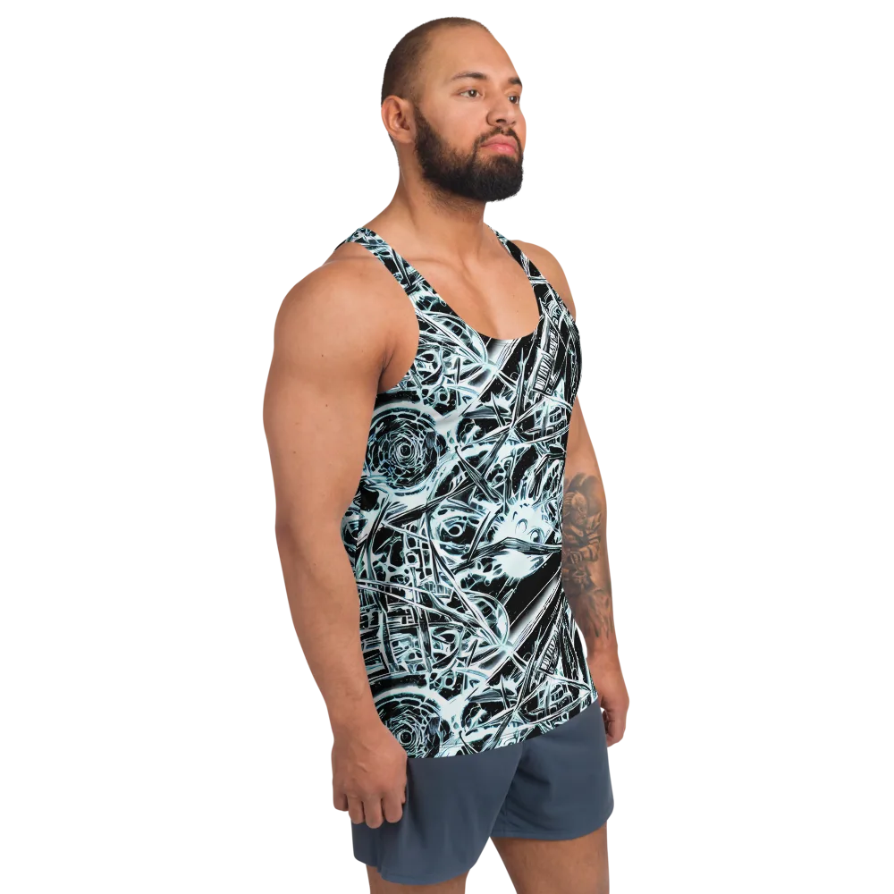 Frosted Infusion on Men's Tank Top — Right Front