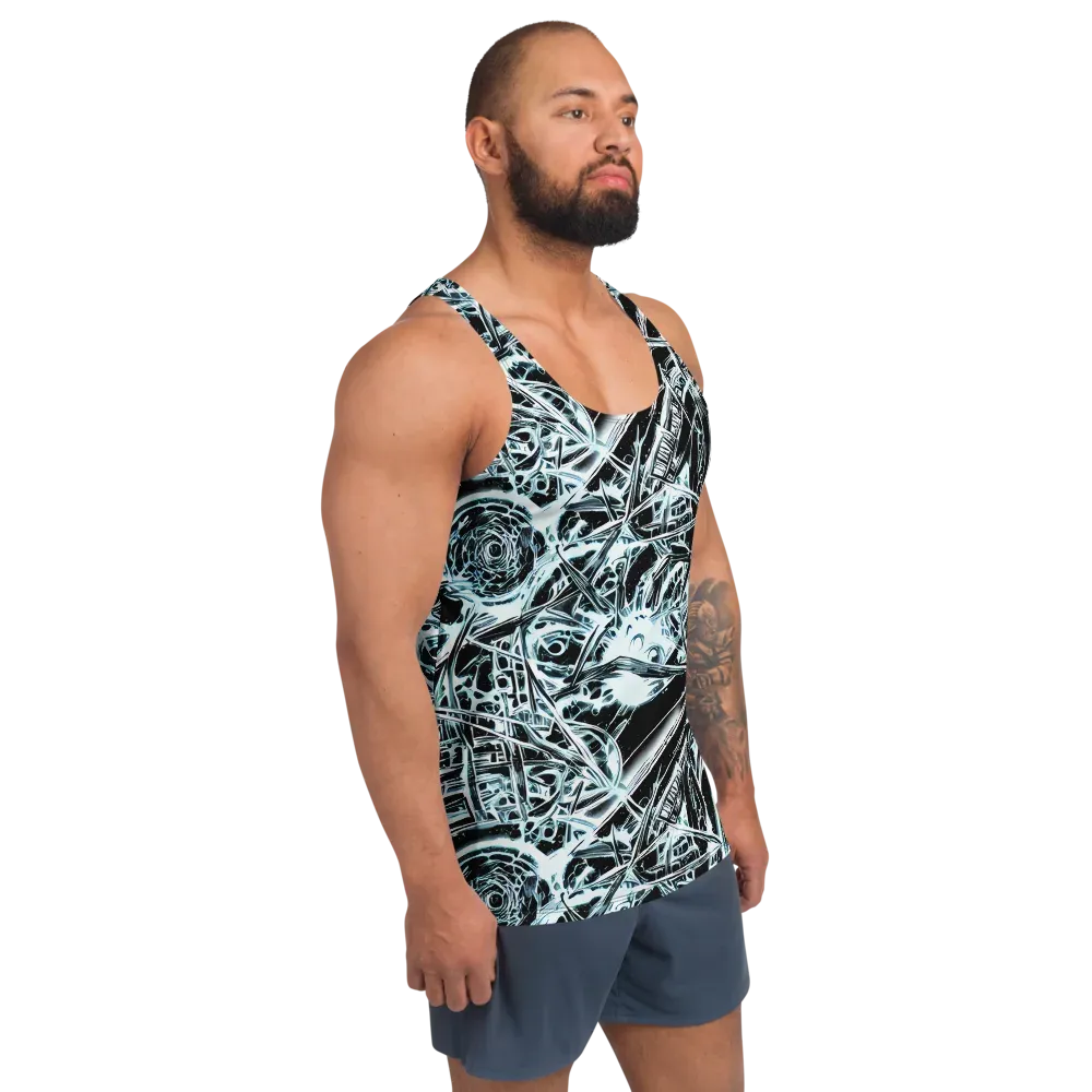 Frosted Infusion on Men's Tank Top — Right Front
