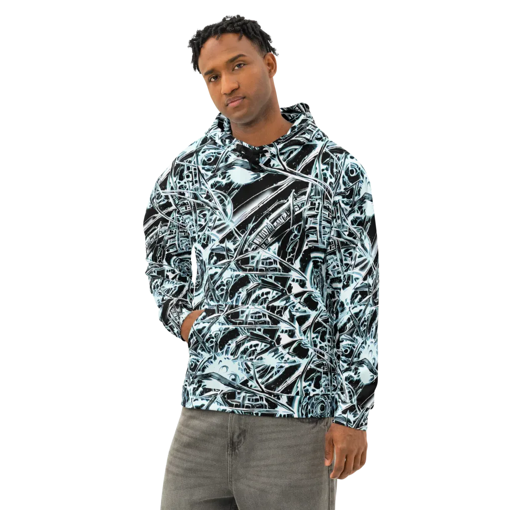 Frosted Infusion on Cotton Hoodie — Left Front