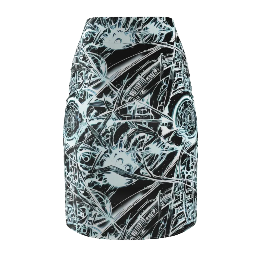 Frosted Infusion on Pencil Skirt — Back
