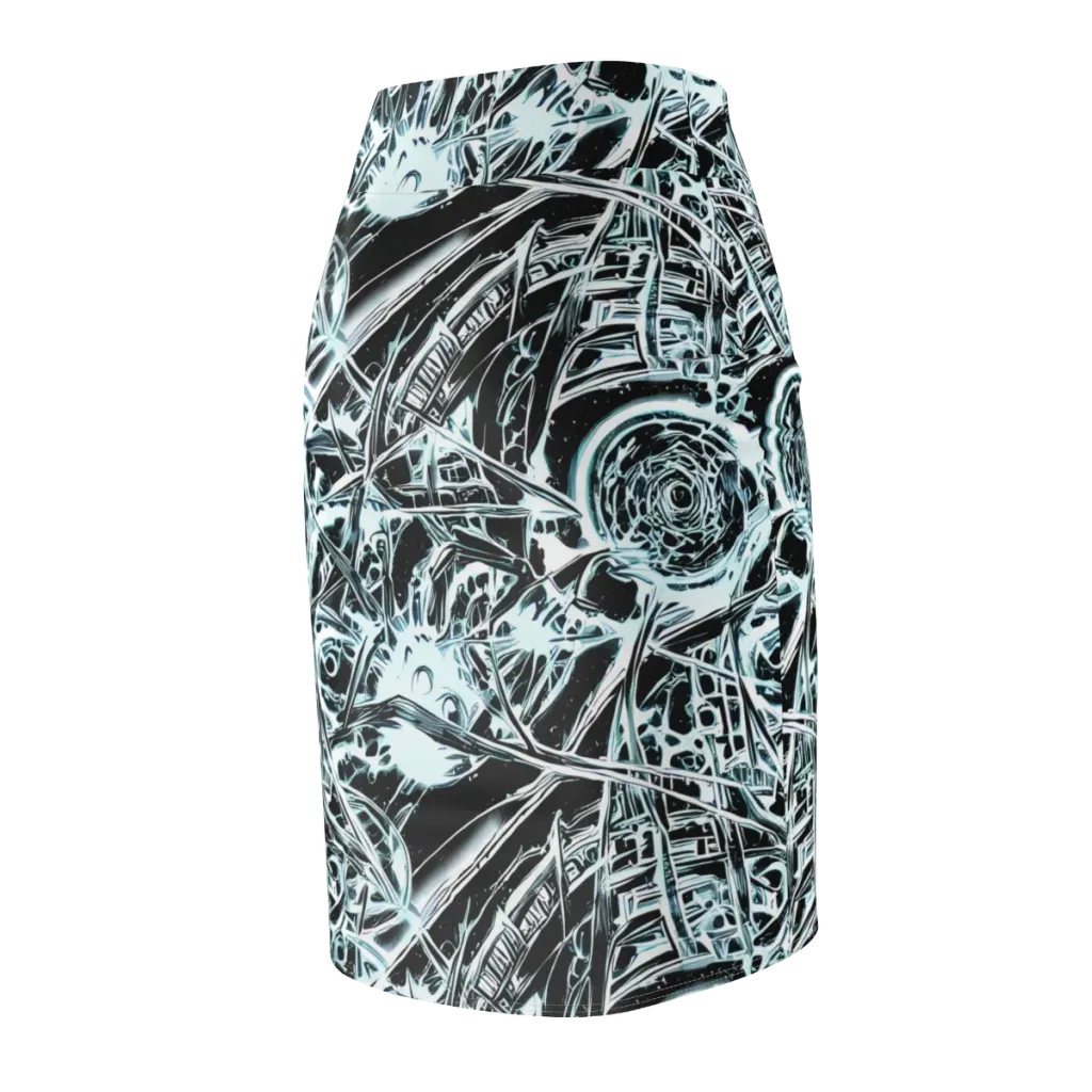 Frosted Infusion on Pencil Skirt — Back Side