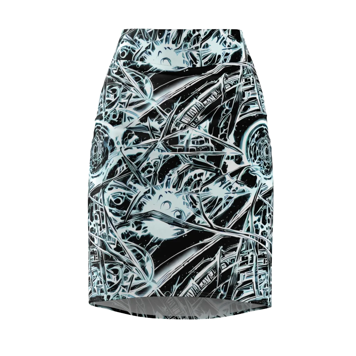 Frosted Infusion on Pencil Skirt — Front