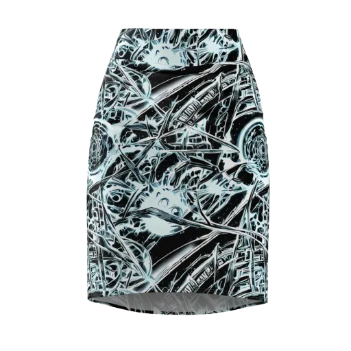 Frosted Infusion on a Pencil Skirt