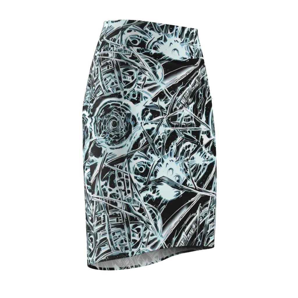 Frosted Infusion on Pencil Skirt — Front Side