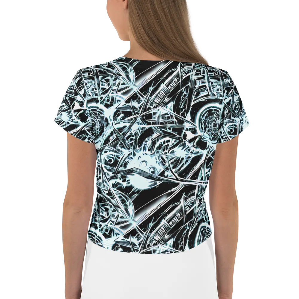 Frosted Infusion on Crop Tee — Back