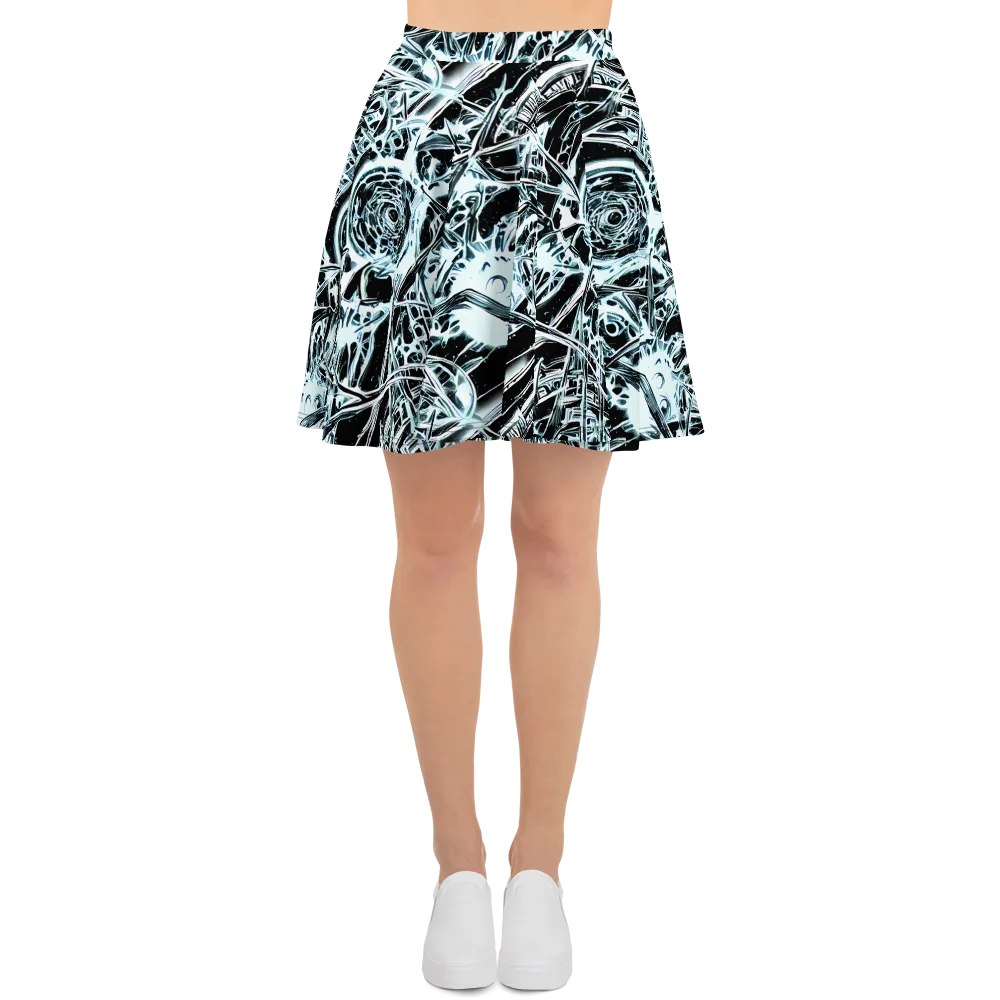 Frosted Infusion on Skater Skirt — Front