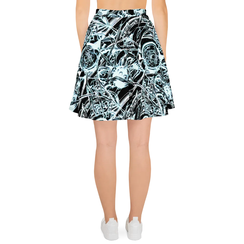 Frosted Infusion on Skater Skirt — Back