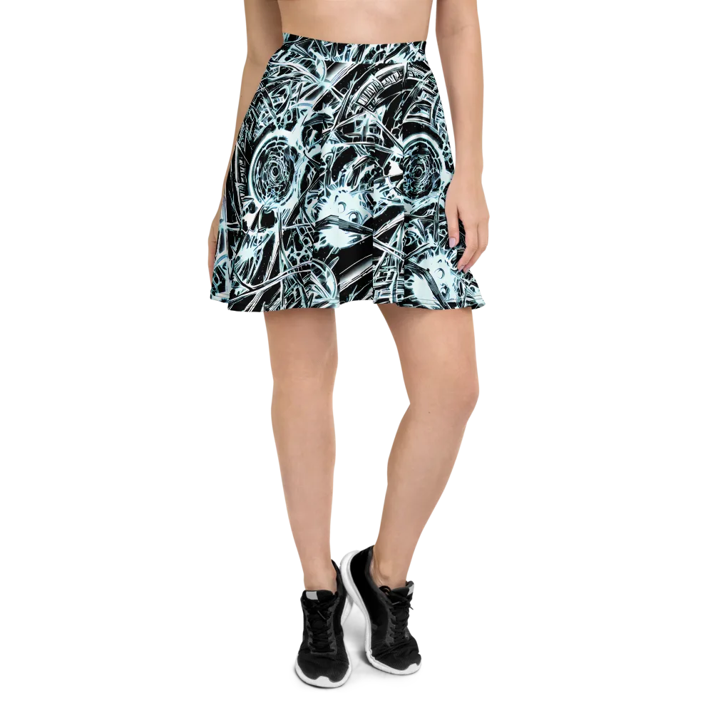 Frosted Infusion on Skater Skirt — Front