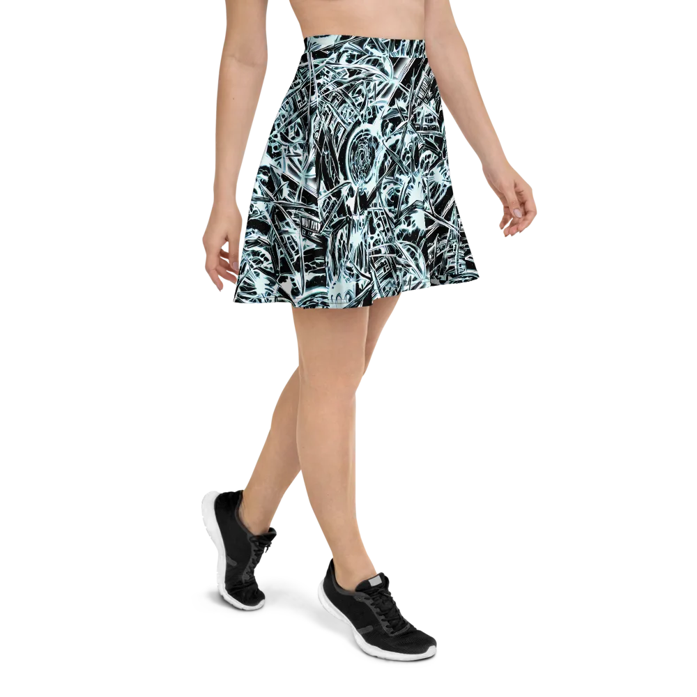 Frosted Infusion on Skater Skirt — Right