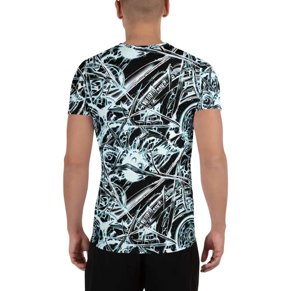 Frosted Infusion on Men's Athletic T-Shirt — Back