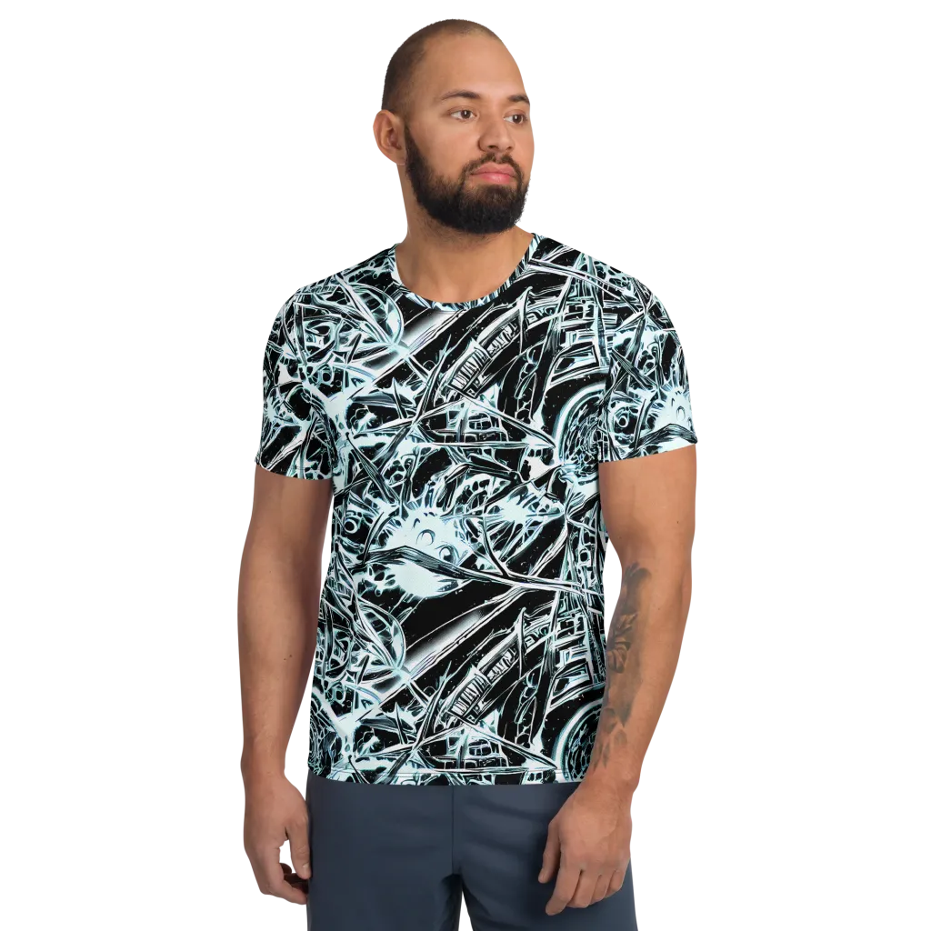 Frosted Infusion on Men's Athletic T-Shirt — Front