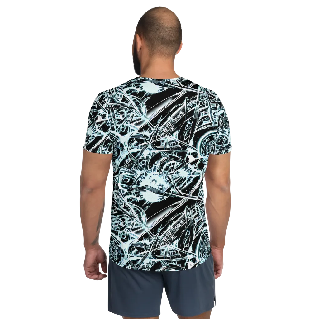 Frosted Infusion on Men's Athletic T-Shirt — Back