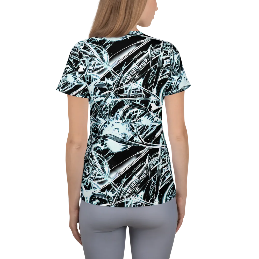 Frosted Infusion on Women's Athletic T-Shirt — Back